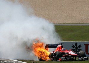 f1-2013-germany-bianchi-engine-failure
